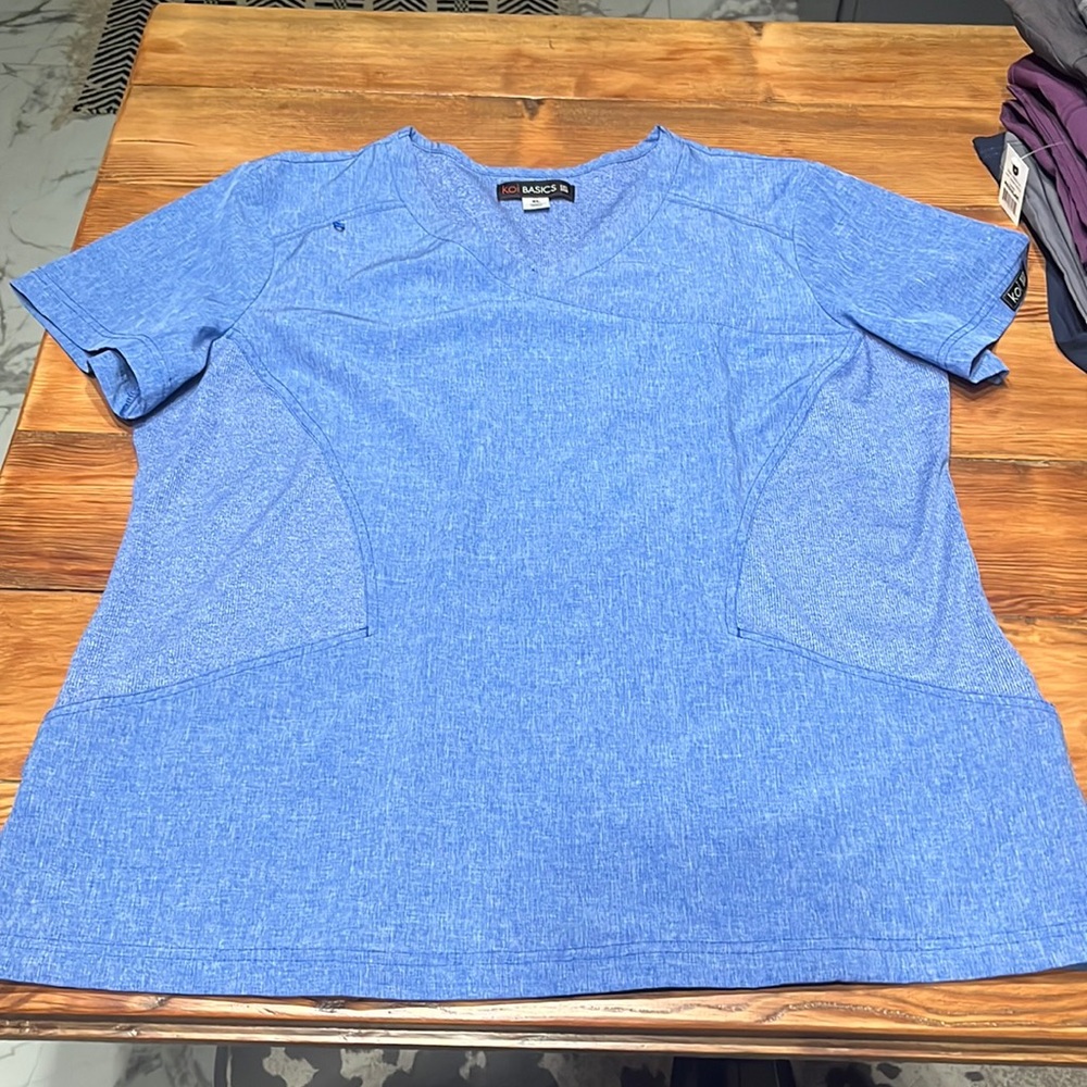Koi scrub top